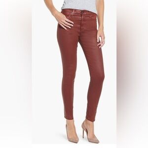 AG The Farrah High Rise Skinny jeans coated NWT Size28 $50